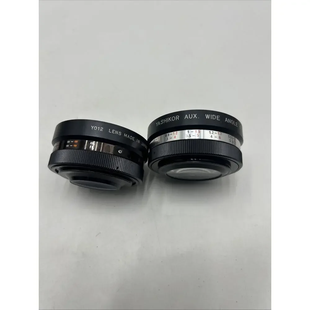 Yashikor AUX Telephoto & Wide Angle 1:4 Lenses With Case